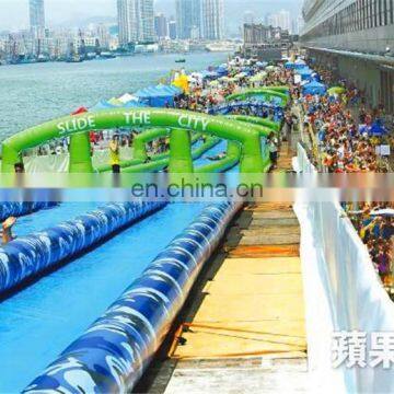 Customized Inflatable Giant Slide,Inflatable Slip n Slide With Arch,Inflatable Long Water Slide for Commercial photo-6