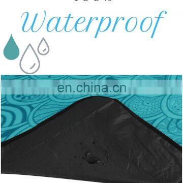 Large Waterproof and Sand Proof Blanket Outdoor Eco-friendly Picnic Blanket Pasiely Pattern Beach Mat Picnic Blanket photo-5