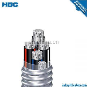 MC 12/4 10awg 12awg Soft Copper AA 8000 Alloy Conductor Pvc Insulation Nylon Jacket Aluminum Interlock Armour Cable photo-4