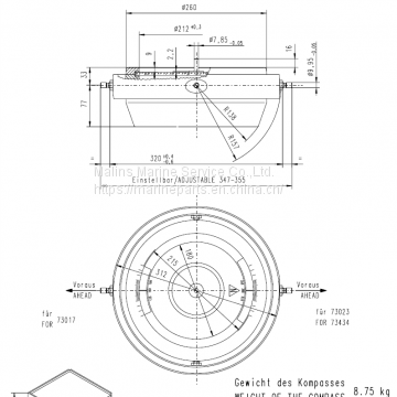 SARACOM MC-180 MC-18 Magnetic Compass Overhaul Kit photo-3
