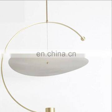 Acrylic circular led chandelier lighting modern