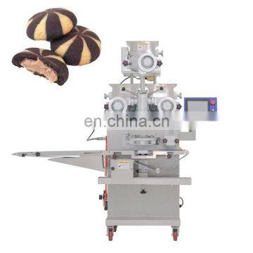 Three Hoppers Automatic Double Color Chocolate Filled cookies Ice Box Cookies Making Machine for Sale