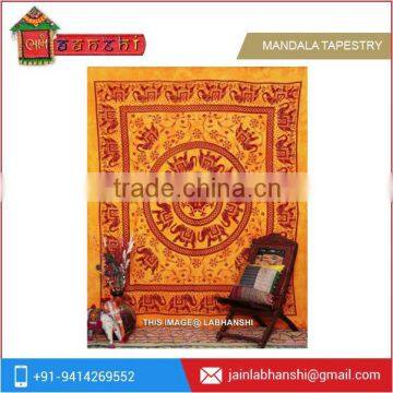 Ethnic Wall Hanging Indian Mandala Tapestry Beach Bed Sheet at Low Price