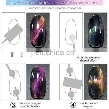 70601 New Double-headed Magnetic Plate Magnet Pen 1 PC CANNI Nail Art DIY Tool for All Magic 3D Cat Eyes Magnet Nail Gel Polish photo-4
