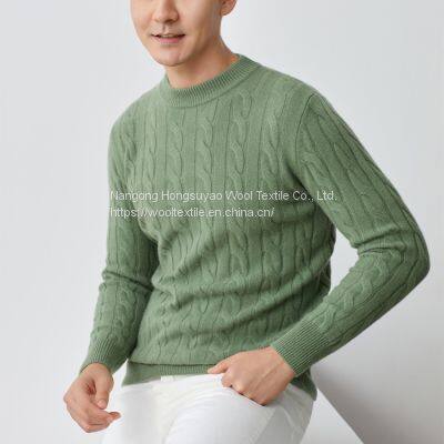 100% Pure Cashmere Knitted Luxury Wool Cashmere Sweater For Autumn/Winter