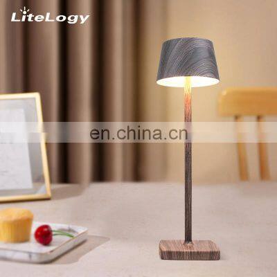 Novedades 2021 Amazon Adjustable Lamp Shade Custom Cordless Rechargeable Dinning Table Lamp Led Bedside Living Dining photo-4