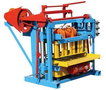 QTJ4-45 manual cement concrete hollow block pave brick forming machine