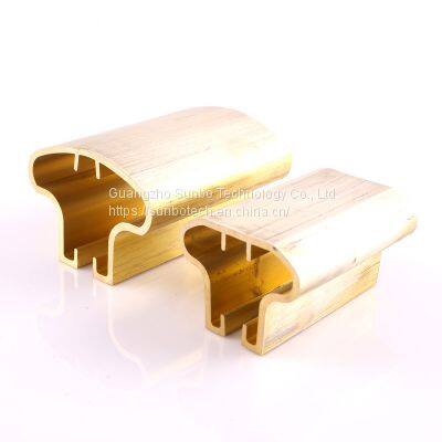 Customized Extruded Brass Profile Brass Staircase Handrail