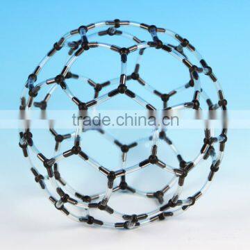 Carbon 60 molecular structure model The Crystal Structure Model of Fullerene Carbon-60 C60