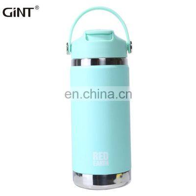 Red Earth 550ml 18/8 Stainless Steel Vacuum Insulated Water Bottle With Straw