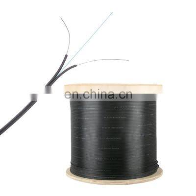 Factory Price 1 2 core FTTH Fiber Optical Drop Cable 1km Price ftth cable for Indoor/Outdoor use