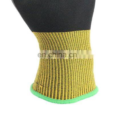 New Black Knitted Seamless Nitrile Foam Coated Work Labor Glove photo-4
