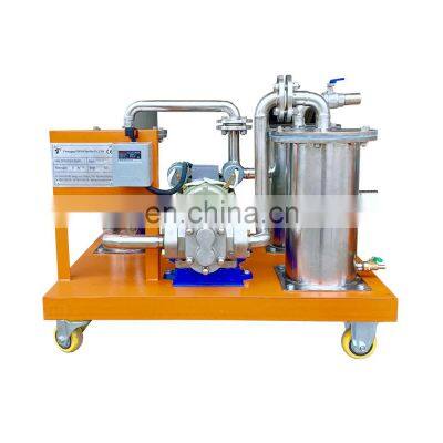 Small Size Portable 32Lpm Stainless Steel Edible Olive Oil Sunflower Oil Filter Machine photo-2