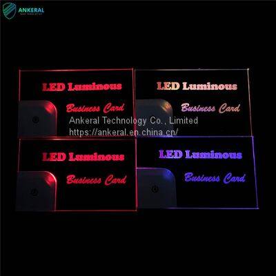 Laser Engraved LED Flashing Card Lights US Market Top 10 Best Sales for Gifts