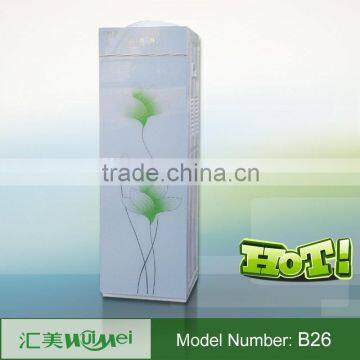 glass door water dispenser without bottle carton packing B26