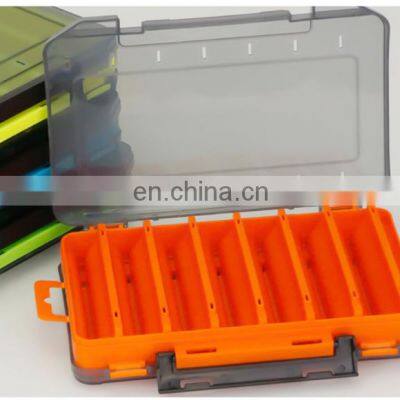 Amazon New 19.5*11.7*3.6cm 14 Compartments 4 Colors Double-sided Multipurpose Wood Shrimp Lure Box Squid Jig Storage Box photo-4