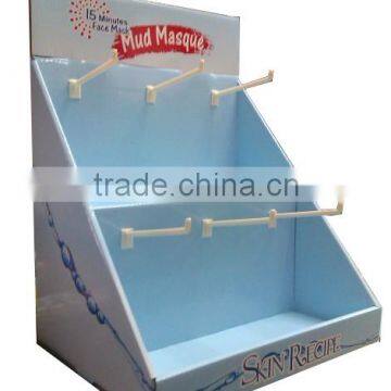 Custom artwork design promotion cardboard mobile display counter