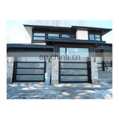 American Electric Automatic Coated Frosted Glass Measurement Custom Aluminum Garage Door