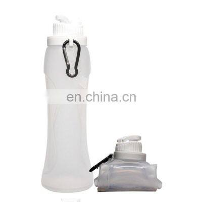 Eco-friendly Foldable/Collapsible Silicone Water Bottle photo-4