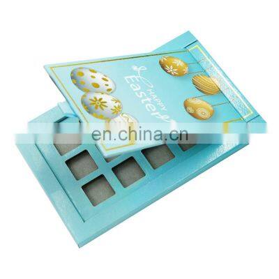 Custom Label Magic Empty Packaging With Mirror Luxury Vegan Book Shape Magnetic Eyeshadow Palette