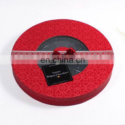 Custom printing cardboard empty chocolate box gift package paper packaging boxes with hang tags