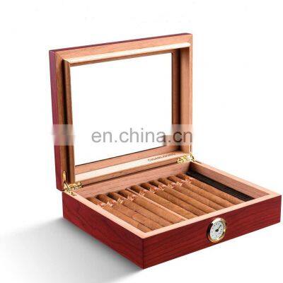 Wood moisturizing cigar box wood box Humidors packaging cedar solid wood puritano storage box