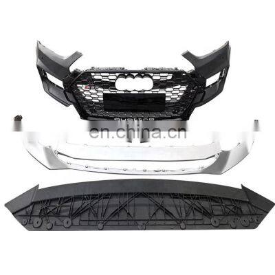 A5 or S5 B9 front bumper with grill for Audi facelift RS5 Car Bodykit Car bumper for Audi A5 S5 B9 2017 2018 2019