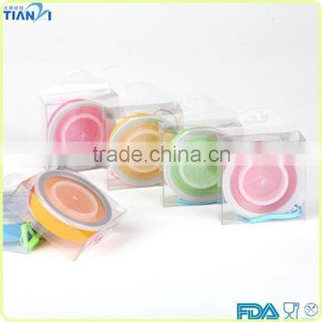 Eco Friendly Coforful Collapsible Silicone Coffee Cup