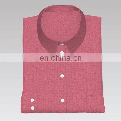 Best Sale Linen Yarn Dyed Chambray Fabric for Garment photo-3