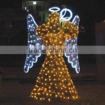 Decorative 2 meters lighted christmas angel