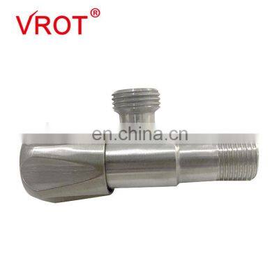 2022 New Water Distribution Valve Switch Water Stop Stainless Steel Angle Valve photo-3