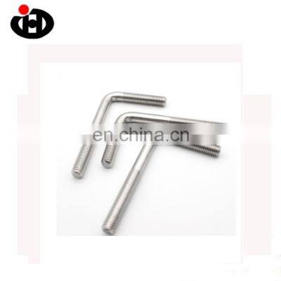 High Quality Stainless Steel Hardware Plain Foundation L Shaped Anchor Bolts photo-2
