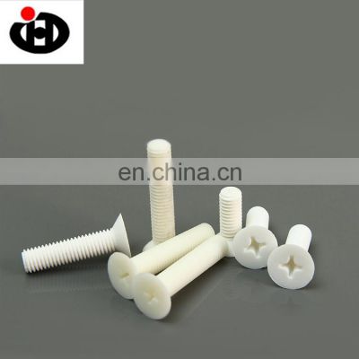 Hot Sale JINGHONG  Customized PP Acid And Alkali Resistant Countersunk Head Cross Screw