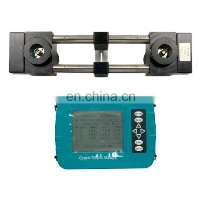 Crack Depth Measurement by Ultrasonics