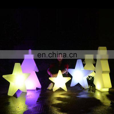 giant led Christmas tree /Christmas tree artificial holiday decoration PE plastic led tree star snow lighting led decor light