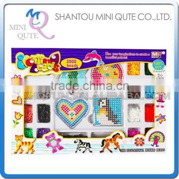 Mini Qute DIY Ironing Hama Perler Beans 3D Jigsaw pattern Model building block pegboard educational toy (Accept OEM) NO.BT-0028C