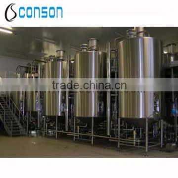 Stainless steel sanitary beverage mixing tank