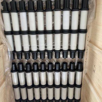 DIN Belt Conveyor Rubber Disc Roller for Cement