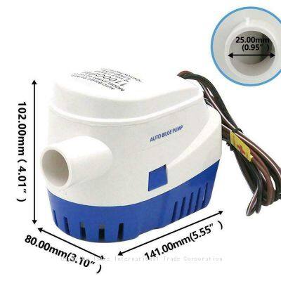 ISURE MARINE 12V Automatic Submersible Boat Bilge Water Pump Latest Styles 1200GPH 950GPH 750GPH Built-in Auto Float Switch photo-3