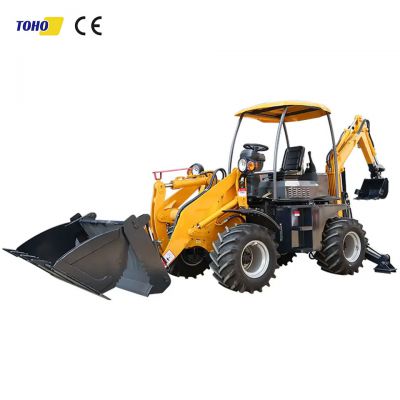 Multifunction TH10-50 Mini 3TON backhoe loader Hydraulic 4x4 mini backhoe loader