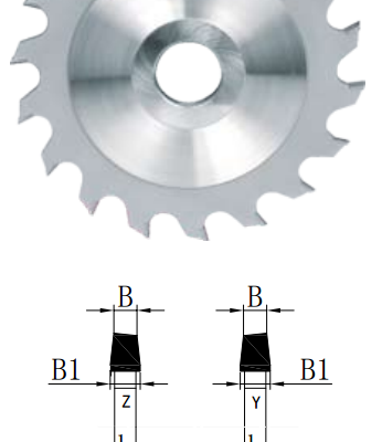 Diamond conical saw blade