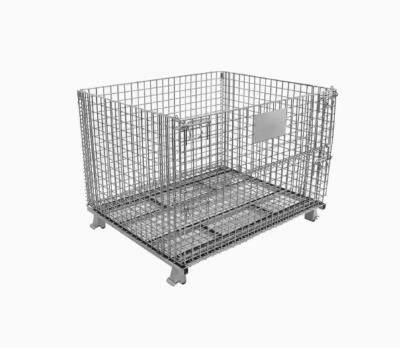 Warehouse Industrial Foldable Wire Mesh Storage Box