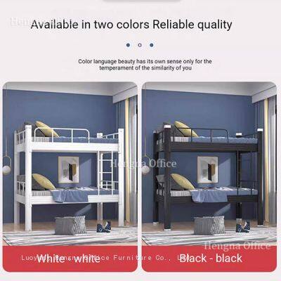 Versatile Bunk Bed Loft Ideas HG-BB024 With Safety Guardrail & Under-Bed Storage for School Dormitory- Free Combination / Custom