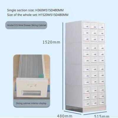 Сколько предметных стекол может вместить шкаф? | Шкаф для хранения предметных стекол микроскопа с высокой вместимостью для лабораторного и патологического использования