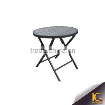 Hot sale wpc dining set furniture for outdoor wholesale supplier dining round table designs