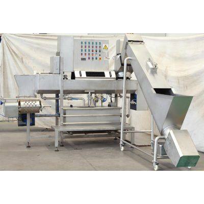 Mozzarella Cheese Cooking Scalding Stretching Cutting Machine