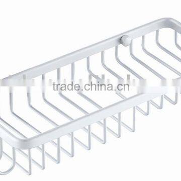 Aluminium Bath Rack, Aluminum Basket With Side Hooks L09-1-2