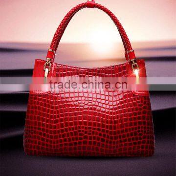 US and Euro New Style Woman/lady's Leather Single Shoulder Bag/leisure Bag/casual Bag/handbag/tote Bag With Snake Skin