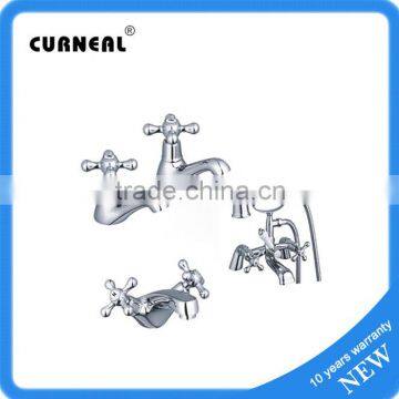 Basin Sink Mixer Bath Filler Taps Chrome Finish Twice Mini Basin Taps