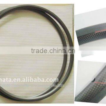 22mm carbon clincher rim,carbon bicycle rims with 3k UD matte finish 650c